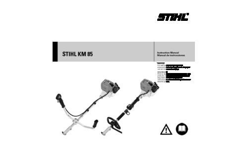 Stihl KM 85 Trimmer Head User Manual