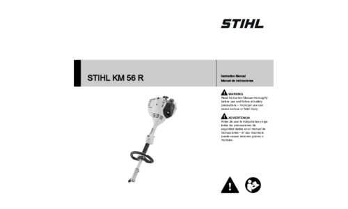 Stihl KM 56R Trimmer Head User Manual