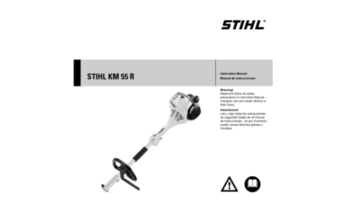 Stihl KM 55R Trimmer Head User Manual