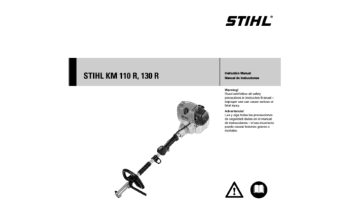 Stihl KM 110R, 130R Trimmer Head User Manual