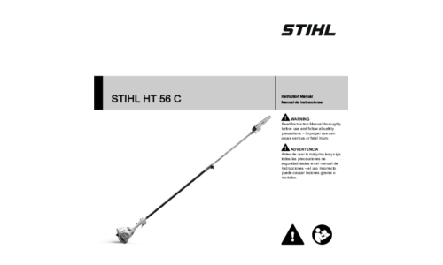 Stihl HT 56C Pole Saw User Manual