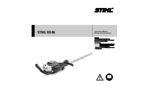 Stihl HS 86 User Manual