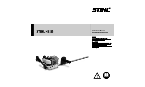 Stihl HS 85 User Manual