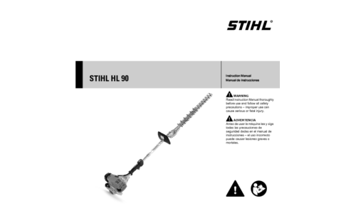 Stihl HL 90 Trimmer User Manual