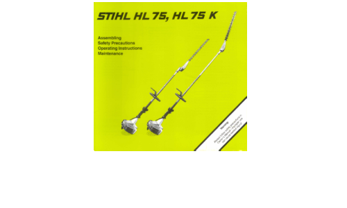 Stihl HL 75, 75K Trimmer User Manual