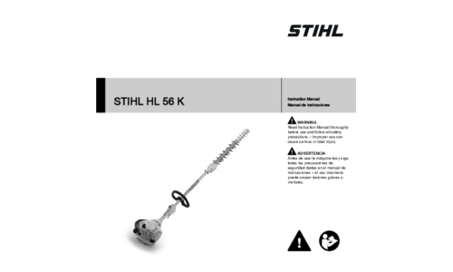 Stihl HL 56K Trimmer User Manual