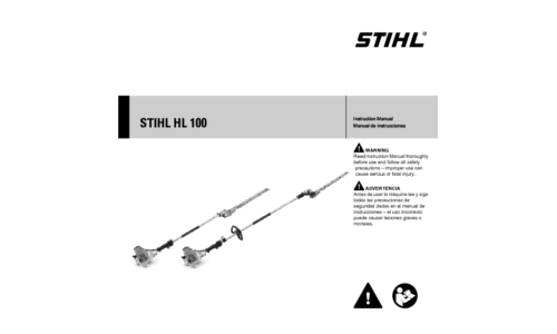 Stihl HL 100 Trimmer User Manual