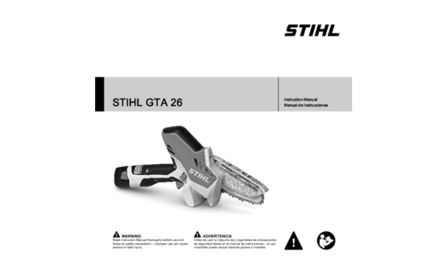 Stihl GTA 26 User Manual