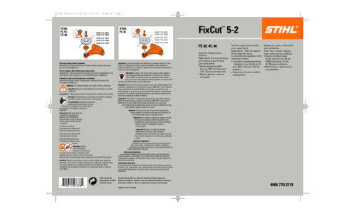 Stihl FixCut 5-2 User Manual