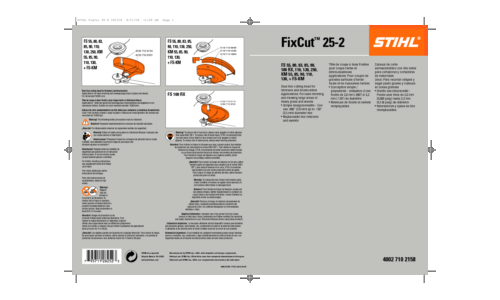 Stihl FixCut 25-2 User Manual