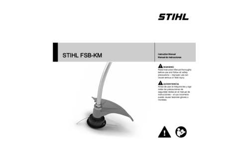 Stihl FSB-KM Trimmer User Manual