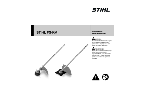 Stihl FS-KM Trimmer User Manual