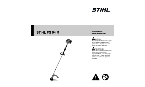 Stihl FS 94R Trimmer User Manual