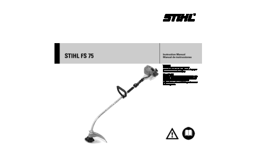 Stihl FS 75 Trimmer User Manual