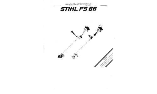 Stihl FS 66 Trimmer User Manual