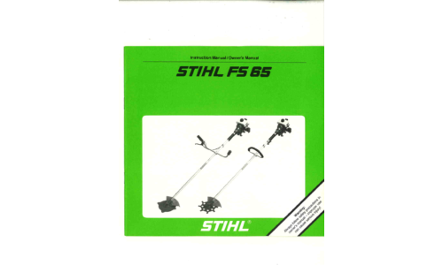 Stihl FS 65 Trimmer User Manual