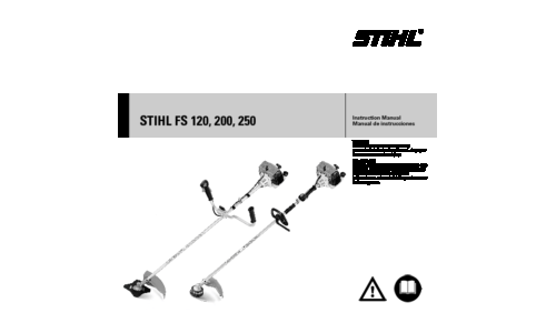 Stihl FS 120, 200, 250 Trimmer User Manual