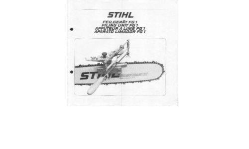 Stihl FG1 User Manual