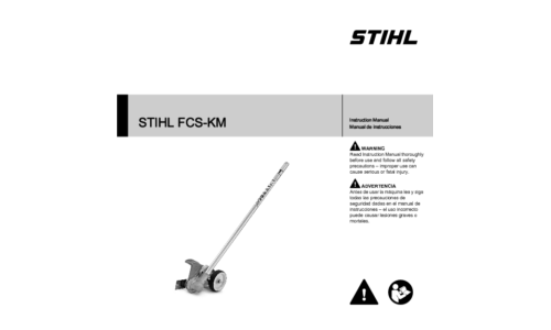 Stihl FCS-KM Edger User Manual