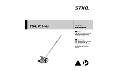 Stihl FCS-KM Attachment User Manual