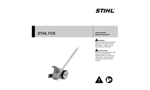 Stihl FCS Edger User Manual