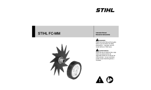 Stihl FC-MM Edger User anual