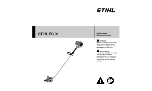 Stihl FC 91 Trimmer User Manual