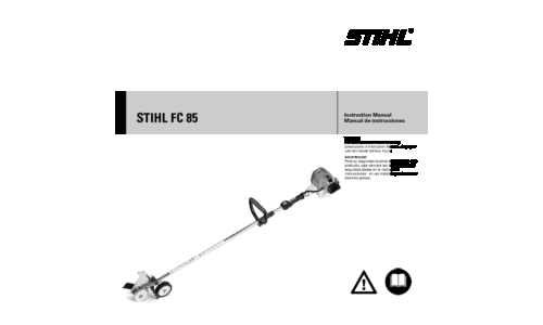 Stihl FC 85 Trimmer User Manual