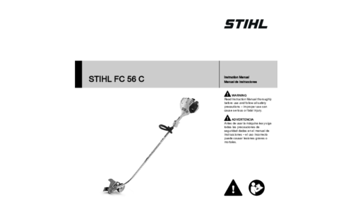 Stihl FC 56C Trimmer User Manual