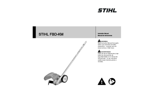 Stihl FBD-KM Attachment User Manual