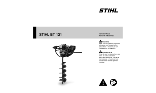 Stihl BT 131 User Manual