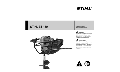 Stihl BT 130 Owners Manual