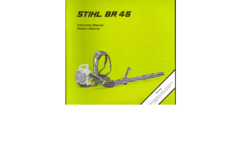 Stihl BR 45 Blower User Manual