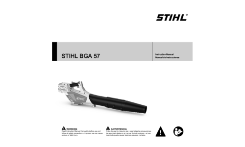 Stihl BGA 57 User Manual