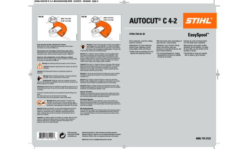 Stihl AutoCut C4-2 User Manual