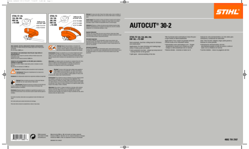 Stihl AutoCut 30-2 User Manual