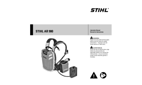 Stihl AR 900 User Manual