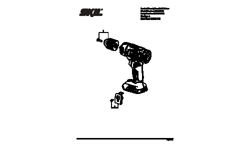 Skil DL529301 Drill Driver Parts List