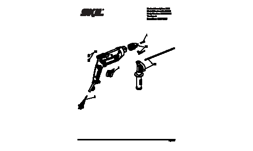 Skil DL181901 Drill Parts List