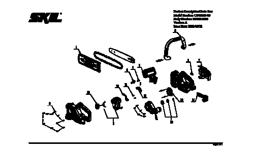 Skil CS4562B Chainsaw Parts List