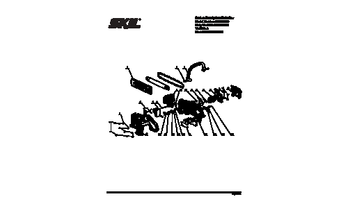 Skil CS4555 Chainsaw Parts List