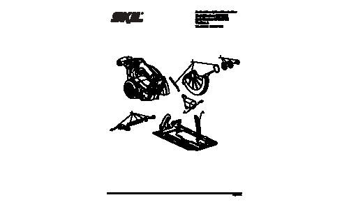 Skil CR541301 Cordless Circular Saw Parts List