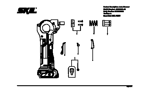 Skil AH 6552A Auto Hammer Parts List