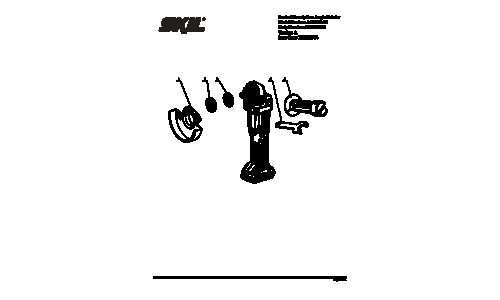 Skil AG2907 Angle Grinder Parts List