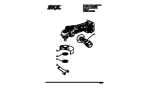 Skil AG290201 Angle Grinder Parts List