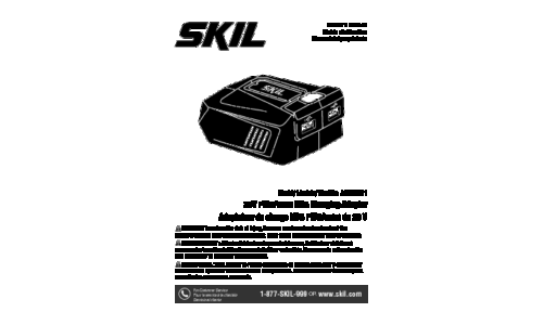 Skil AD592301 Cordless USB Charger User Manual