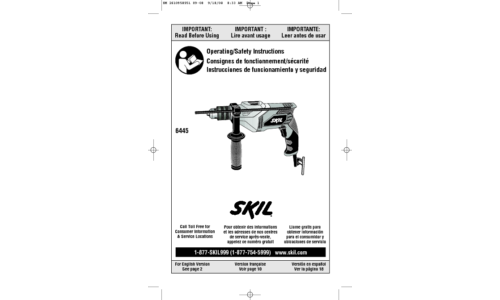 Skil 6445 Drill User Manual