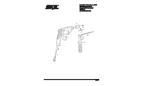 Skil 6445 Drill Parts List