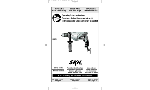 Skil 6335 Drill User Manual