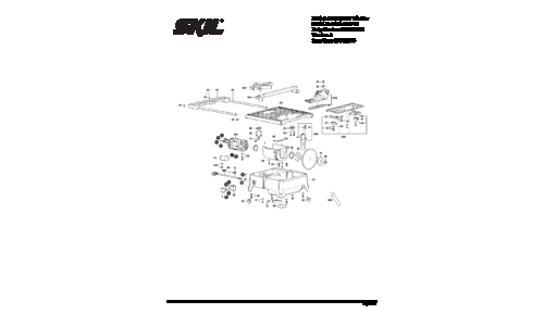 Skil 3550 Tile Saw Parts List